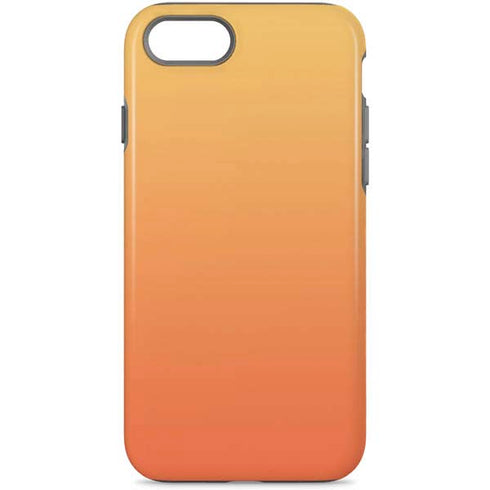 Orange Ombre iPhone Cases
