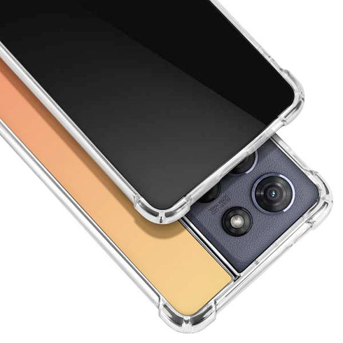 Orange Ombre Moto G 5G (2025) Clear Case