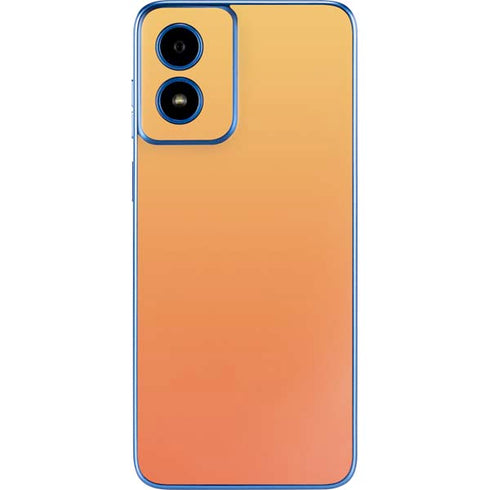 Orange Ombre Moto G Play 4G (2024) Skin