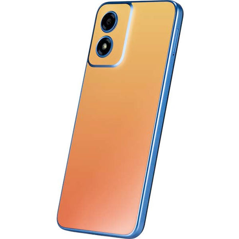 Orange Ombre Moto G Play 4G (2024) Skin