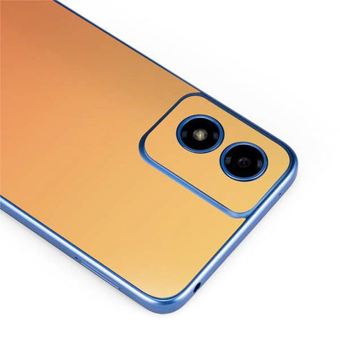 Orange Ombre Moto G Play 4G (2024) Skin