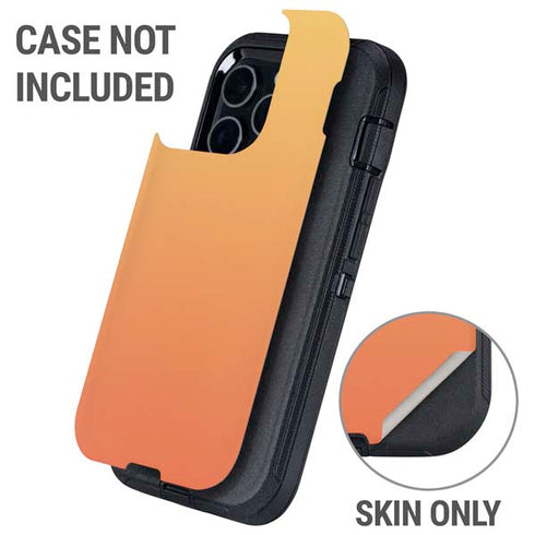 Orange Ombre Otterbox Defender iPhone Skin