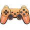 Orange Ombre PS3 Dual Shock wireless controller Skin