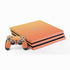 Orange Ombre PlayStation PS4 Skins
