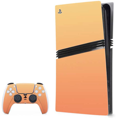 Orange Ombre PS5 Pro Bundle Skin