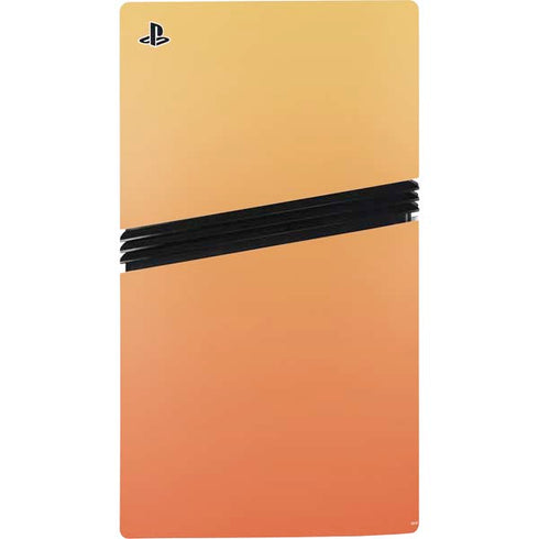 Orange Ombre PS5 Pro Console Skin