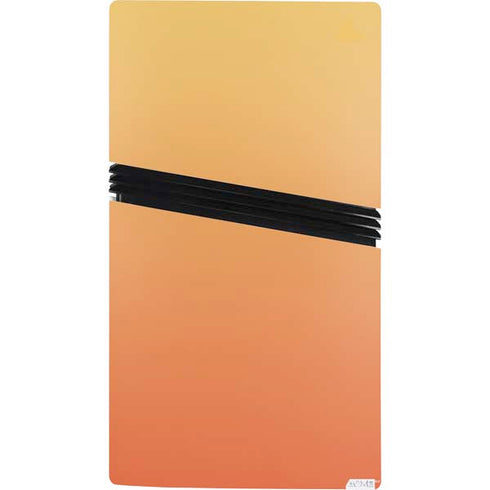 Orange Ombre PS5 Pro Console Skin