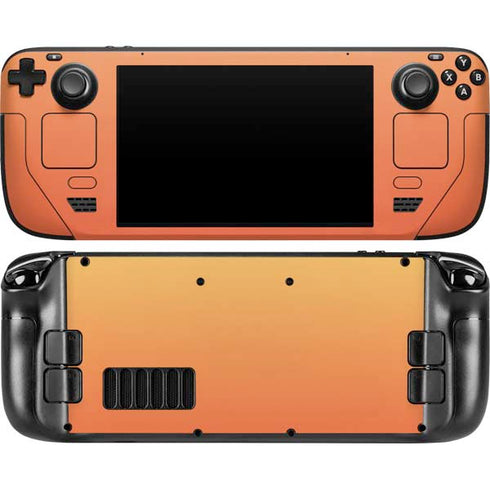Orange Ombre Steam Deck Handheld Gaming Computer OLED Skin