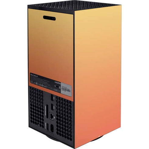 Orange Ombre XBox Series X Digital Edition Bundle Skin