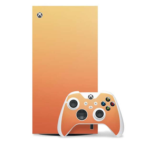 Orange Ombre Xbox Series X Skins