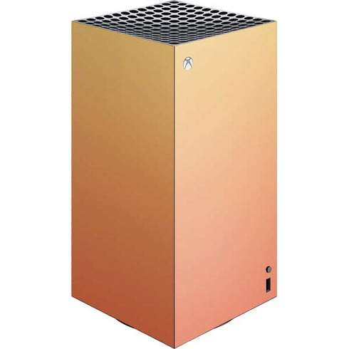 Orange Ombre XBox Series X Digital Edition Console Skin