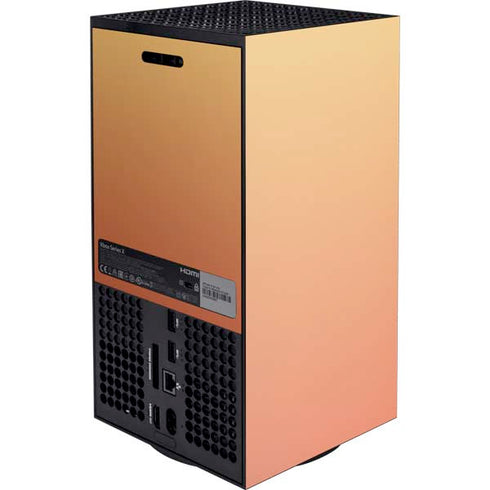 Orange Ombre XBox Series X Digital Edition Console Skin