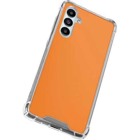 Orange Galaxy A16 5G Clear Case