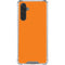 Orange Galaxy A17 Clear Case