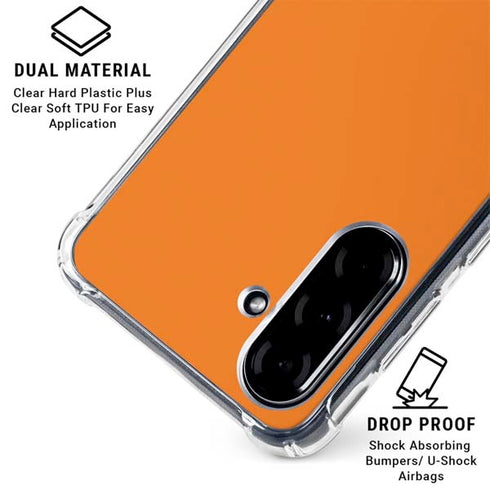 Orange Galaxy A36 5G Clear Case