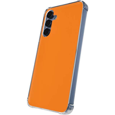 Orange Galaxy A55 5G Clear Case