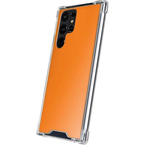 Orange Galaxy S23 Ultra Clear Case
