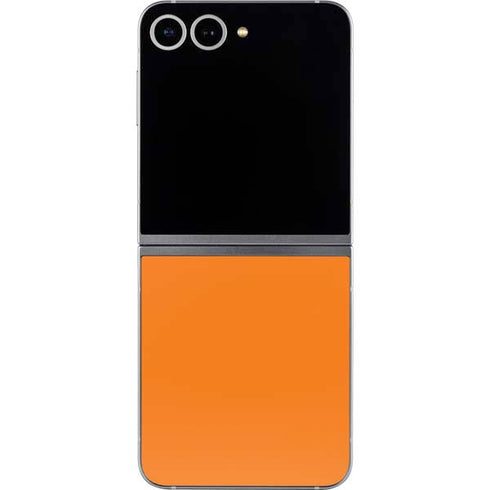 Orange Galaxy Z Flip6 Skin