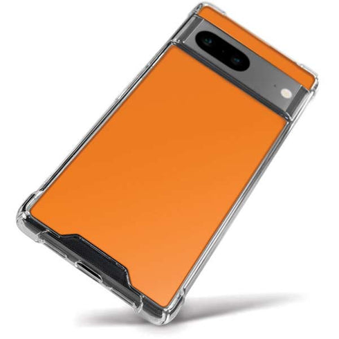 Orange Google Pixel 8a Clear Case