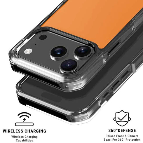 Orange iPhone 18 Pro Clear Case