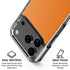 Orange iPhone 18 Pro Clear Case