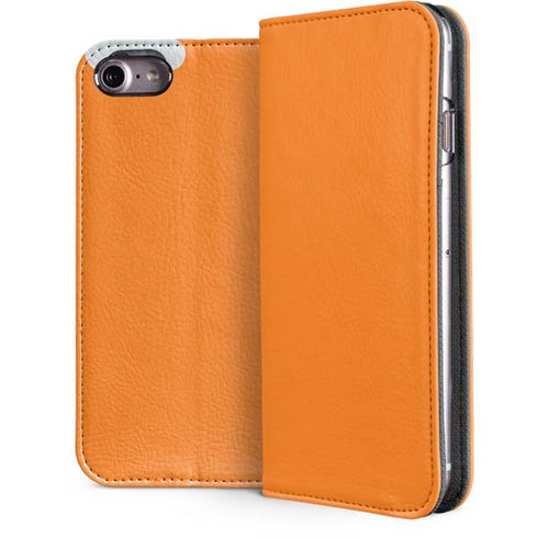 Orange Solid iPhone 7 Folio Case