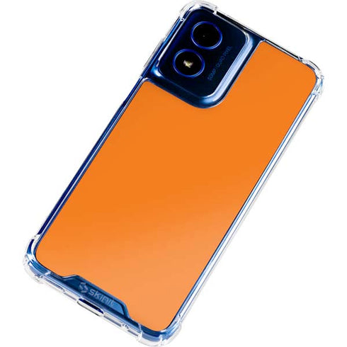Orange Moto G 5G (2024) Clear Case