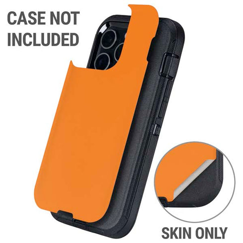 Orange Otterbox Defender iPhone Skin