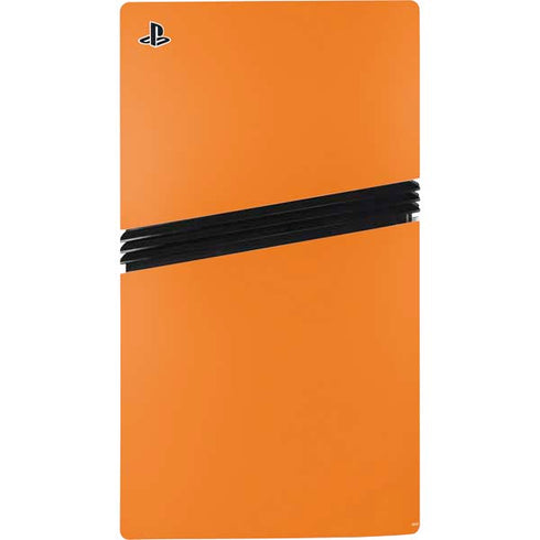 Orange PS5 Pro Console Skin