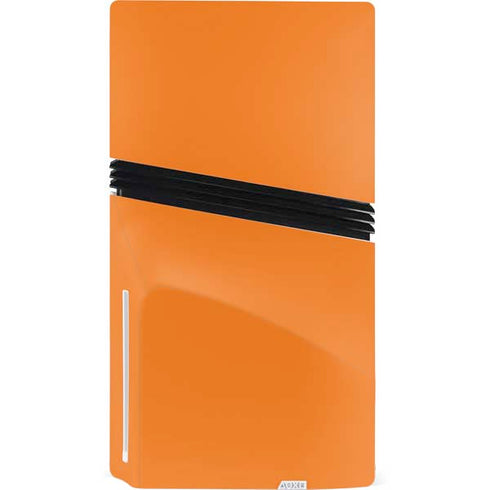 Orange PS5 Pro Disk Console Skin