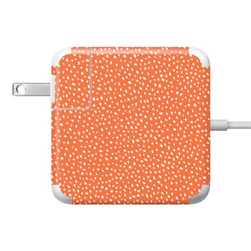 Orange Spots 85W Power Adapter (15 and 17 inch MacBook Pro Charger) Skin