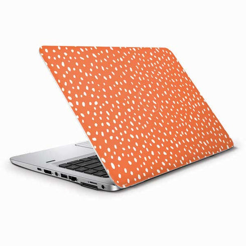Orange Spots HP Elitebook Skin
