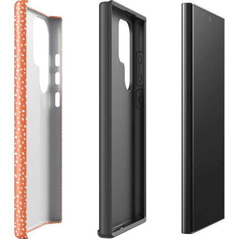 Orange Spots Galaxy S25 Ultra Impact Case