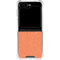 Orange Spots Galaxy Z Flip6 Clear Case