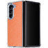 Orange Spots Galaxy Z Fold5 5G Clear Case
