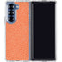 Orange Spots Galaxy Z Fold6 Clear Case
