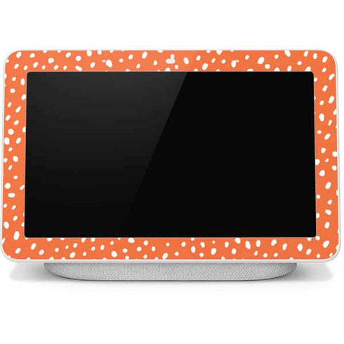 Orange Spots Google Home Hub Skin