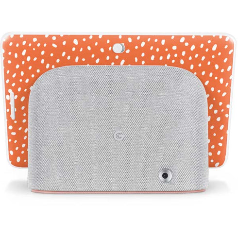 Orange Spots Google Home Hub Skin