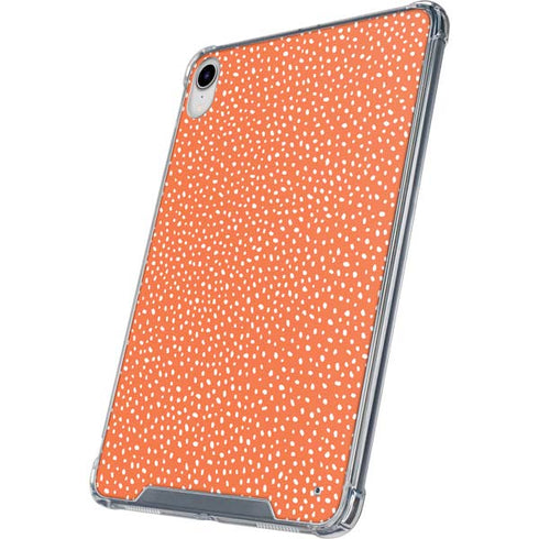 Orange Spots iPad 11th Gen (2025) Clear Case