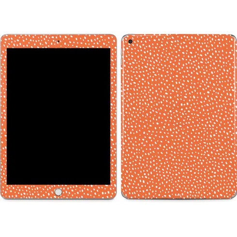 Orange Spots Apple iPad Skin