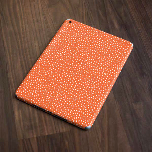 Orange Spots Apple iPad Skin