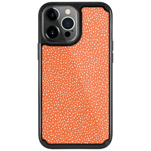Orange Spots iPhone Cases