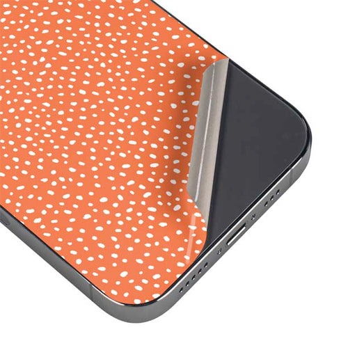 Orange Spots iPhone 15 Pro Max Skin