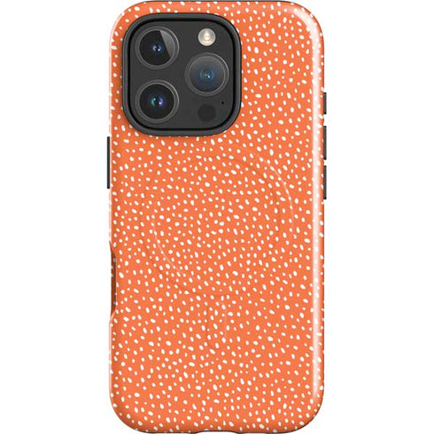 Orange Spots iPhone 16 Pro Magsafe Impact Case