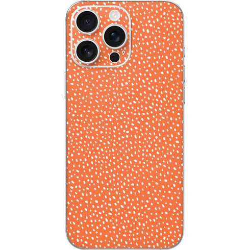 Orange Spots iPhone 16 Pro Max Skin