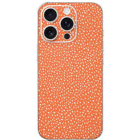 Orange Spots iPhone 16 Pro Skin