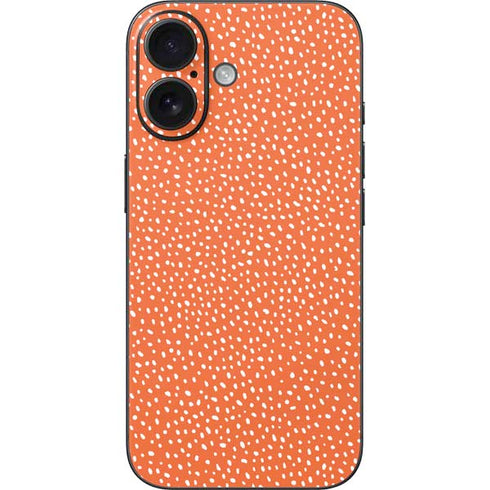 Orange Spots iPhone 16 Skin