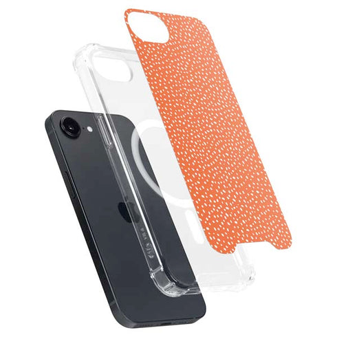 Orange Spots iPhone 16e MagSafe Case