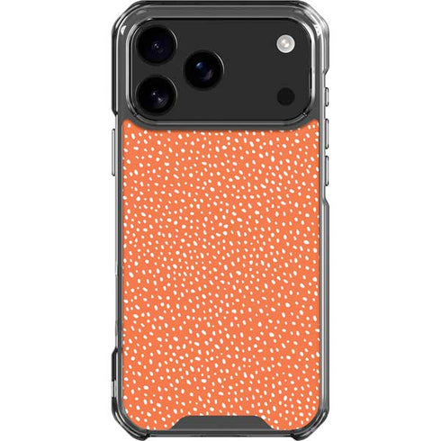 Orange Spots iPhone 18 Pro Max Clear Case