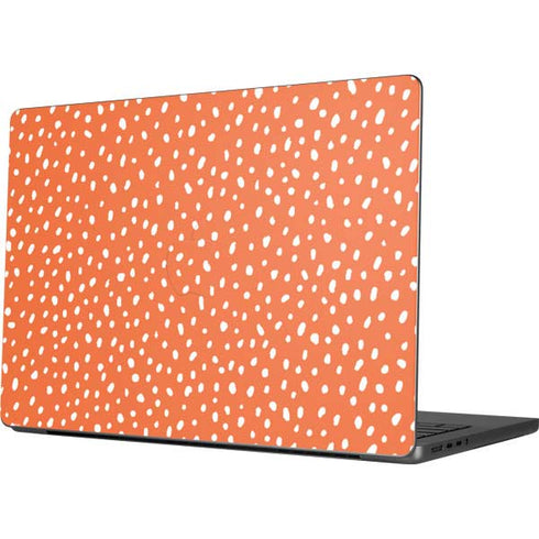 Orange Spots Apple MacBook Pro 14-inch Skin